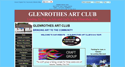 Desktop Screenshot of glenrothesartclub.org.uk